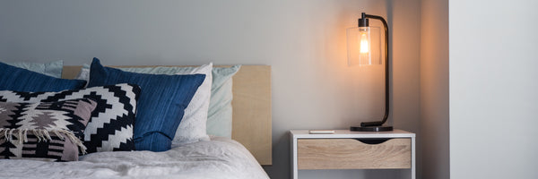 Bedroom bed bedside lamp power nap fatigue